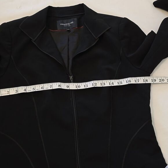 Lafayette 148 black blazer size 8 - Picture 5 of 10